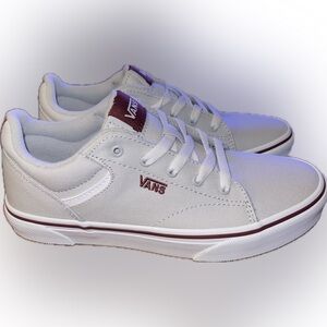 BOYS VANS SELDAN SKATE SHOES Size 4 (Big Boys)